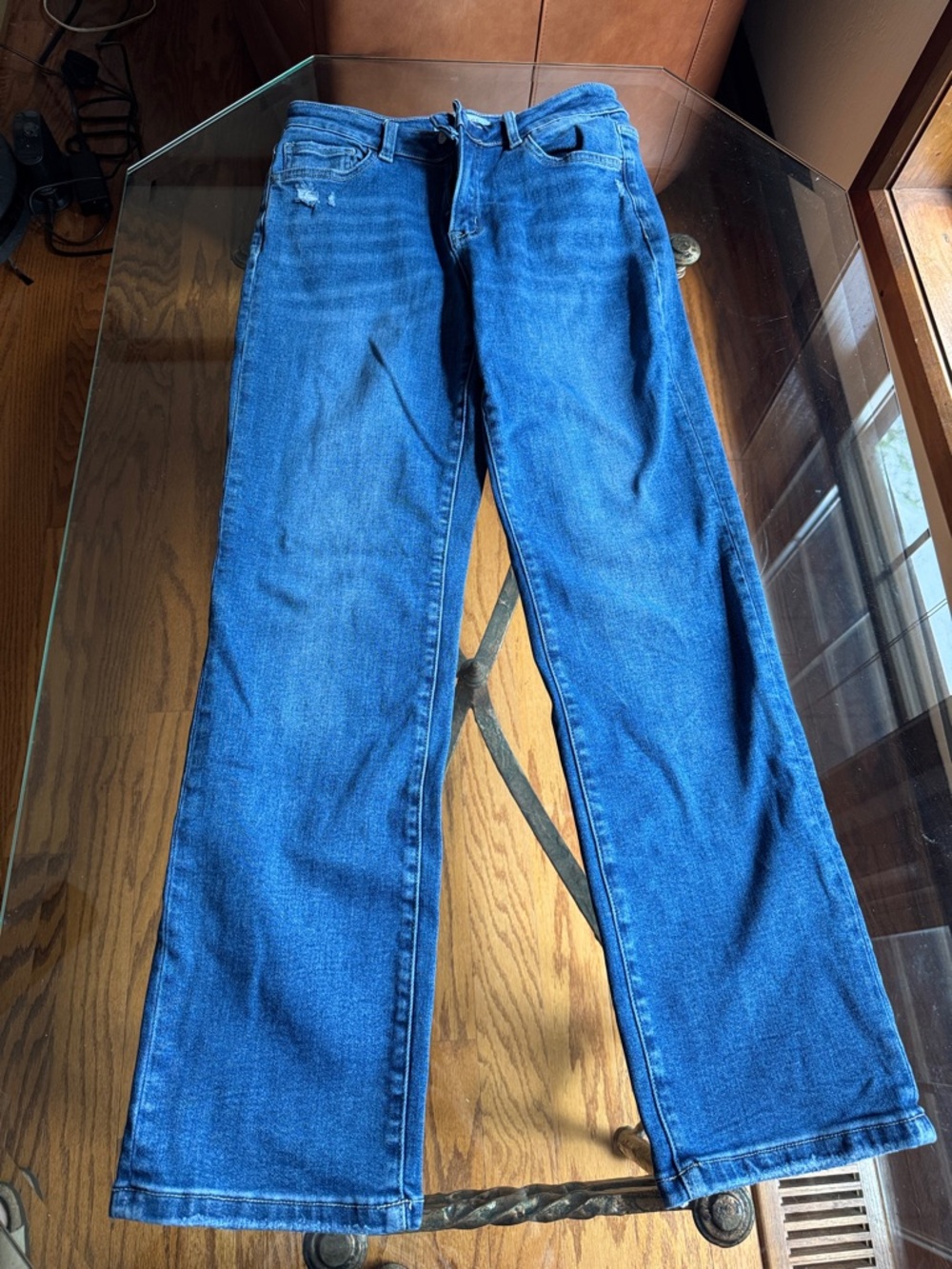 Lovervet by vervet Classic Women's Boot Cut Jeans in Blue